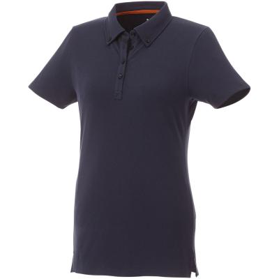 Image of Atkinson short sleeve button-down women's polo