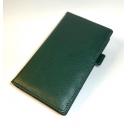 Image of Deluxe Chelsea Leather Comb Bound Pocket Wallet With Diary Insert